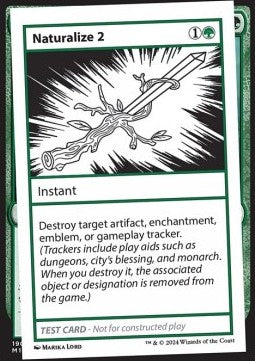 Naturalize 2 - Mystery Booster 2: Playtest Cards (Special)