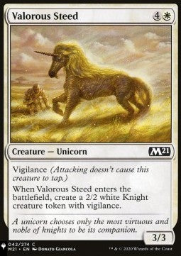 Valorous Steed - Mystery Booster 2: Reprints from Across Magic's History (Common)
