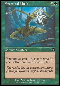 Ancestral Mask - Mercadian Masques (Common) [MMQ-229]