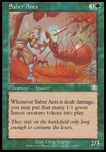 Saber Ants - Mercadian Masques (Uncommon) [MMQ-267]