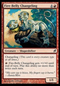 Fire-Belly Changeling - Lorwyn (Common) [LRW-164]