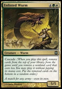 Enlisted Wurm⁣ - Alara Reborn⁣ (Uncommon)⁣ [68]
