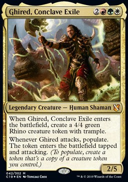 Ghired, Conclave Exile (V.1) - Commander 2019 (Mythic) [C19-42]