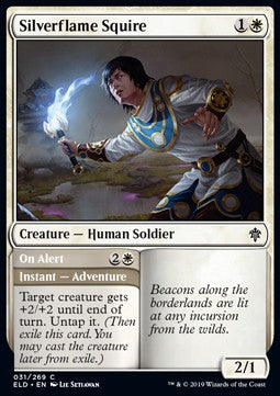Silverflame Squire // On Alert - Throne of Eldraine (Common) [ELD-31]