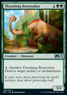 Thrashing Brontodon⁣ - Core 2021⁣ (Uncommon)⁣ [209]