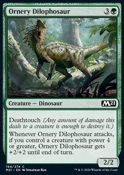 Ornery Dilophosaur⁣ - Core 2021⁣ (Common)⁣ [194]
