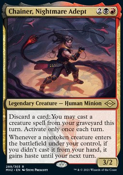 Chainer, Nightmare Adept (V.1) - Modern Horizons 2 (Rare) [MH2-289]