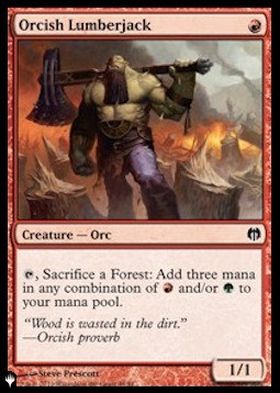 Orcish Lumberjack - The List (Common) [ZNL-44]