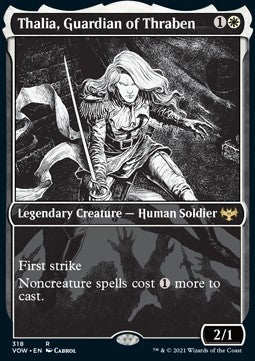 Thalia, Guardian of Thraben (V.1)⁣ - Innistrad: Crimson Vow: Extras⁣ (Rare)⁣ [318]