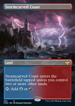 Stormcarved Coast⁣ - Innistrad: Crimson Vow: Extras⁣ (Rare)⁣ [284]