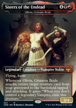 Olivia, Crimson Bride (V.2)⁣ - Innistrad: Crimson Vow: Extras⁣ (Mythic)⁣ [343]