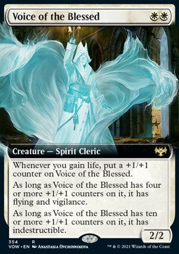Voice of the Blessed⁣ - Innistrad: Crimson Vow: Extras⁣ (Rare)⁣ [354]