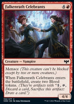 Falkenrath Celebrants - Innistrad: Crimson Vow (Common) [VOW-156]
