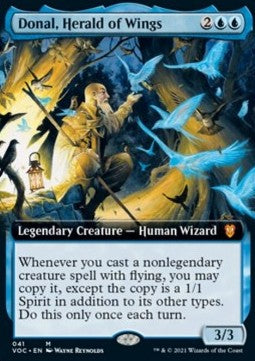 Donal, Herald of Wings (V.2)⁣ - Commander: Innistrad: Crimson Vow⁣ (Mythic)⁣ [41]
