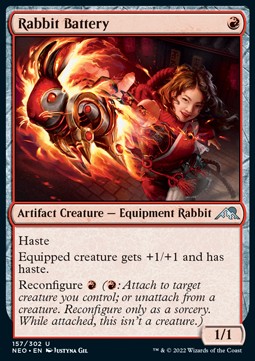 Rabbit Battery - Kamigawa: Neon Dynasty (Uncommon) [NEO-157]