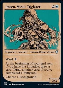 Imoen, Mystic Trickster (V.2)⁣ - Commander Legends: Battle for Baldur's Gate: Extras⁣ (Uncommon)⁣ [385]