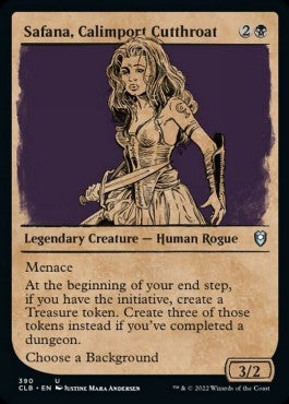 Safana, Calimport Cutthroat (V.2)⁣ - Commander Legends: Battle for Baldur's Gate: Extras⁣ (Uncommon)⁣ [390]