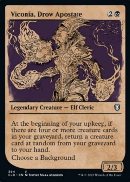 Viconia, Drow Apostate (V.2)⁣ - Commander Legends: Battle for Baldur's Gate: Extras⁣ (Uncommon)⁣ [394]