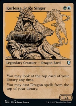 Korlessa, Scale Singer (V.2)⁣ - Commander Legends: Battle for Baldur's Gate: Extras⁣ (Uncommon)⁣ [427]