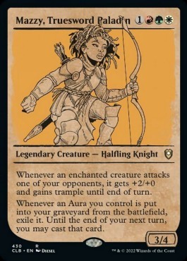 Mazzy, Truesword Paladin (V.2)⁣ - Commander Legends: Battle for Baldur's Gate: Extras⁣ (Rare)⁣ [430]