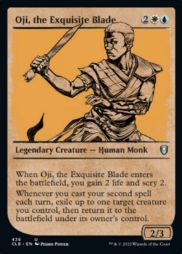 Oji, the Exquisite Blade (V.2)⁣ - Commander Legends: Battle for Baldur's Gate: Extras⁣ (Uncommon)⁣ [436]