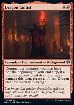 Dragon Cultist⁣ - Commander Legends: Battle for Baldur's Gate⁣ (Uncommon)⁣ [170]