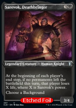 Sarevok, Deathbringer (V.1)⁣ - Commander Legends: Battle for Baldur's Gate: Extras⁣ (Uncommon)⁣ [497]