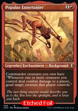 Popular Entertainer (V.1)⁣ - Commander Legends: Battle for Baldur's Gate: Extras⁣ (Rare)⁣ [509]