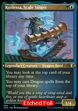 Korlessa, Scale Singer (V.1)⁣ - Commander Legends: Battle for Baldur's Gate: Extras⁣ (Uncommon)⁣ [538]