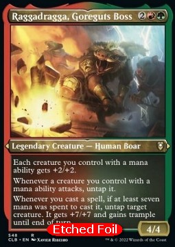 Raggadragga, Goreguts Boss (V.1)⁣ - Commander Legends: Battle for Baldur's Gate: Extras⁣ (Rare)⁣ [548]