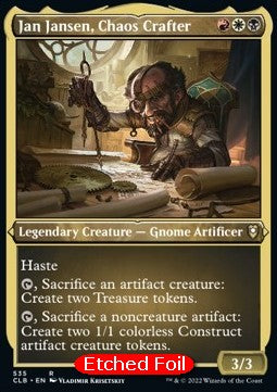 Jan Jansen, Chaos Crafter (V.1)⁣ - Commander Legends: Battle for Baldur's Gate: Extras⁣ (Rare)⁣ [535]