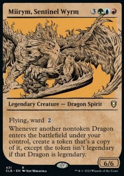 Miirym, Sentinel Wyrm (V.2)⁣ - Commander Legends: Battle for Baldur's Gate: Extras⁣ (Rare)⁣ [431]