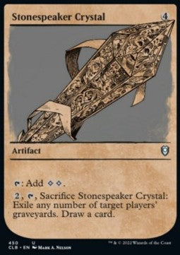 Stonespeaker Crystal (V.2)⁣ - Commander Legends: Battle for Baldur's Gate: Extras⁣ (Uncommon)⁣ [450]