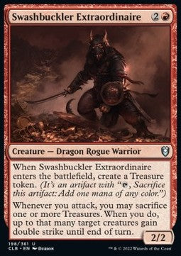 Swashbuckler Extraordinaire⁣ - Commander Legends: Battle for Baldur's Gate⁣ (Uncommon)⁣ [198]