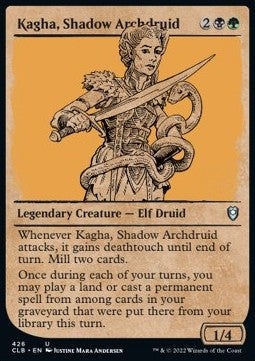 Kagha, Shadow Archdruid (V.2)⁣ - Commander Legends: Battle for Baldur's Gate: Extras⁣ (Uncommon)⁣ [426]