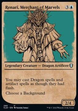 Renari, Merchant of Marvels (V.2)⁣ - Commander Legends: Battle for Baldur's Gate: Extras⁣ (Uncommon)⁣ [386]