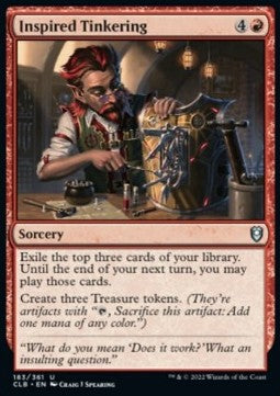 Inspired Tinkering⁣ - Commander Legends: Battle for Baldur's Gate⁣ (Uncommon)⁣ [183]
