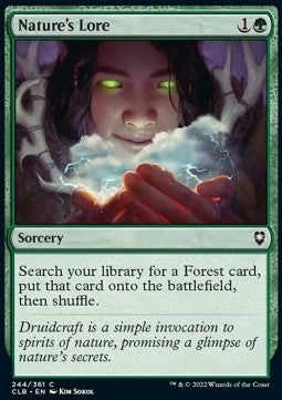 Nature's Lore⁣ - Commander Legends: Battle for Baldur's Gate⁣ (Common)⁣ [244]