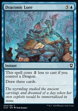 Draconic Lore⁣ - Commander Legends: Battle for Baldur's Gate⁣ (Common)⁣ [64]