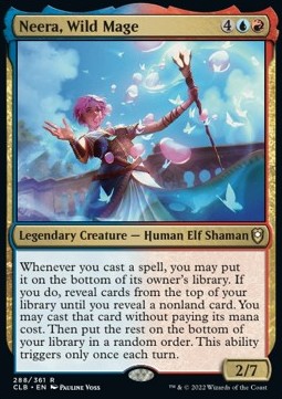 Neera, Wild Mage⁣ - Commander Legends: Battle for Baldur's Gate⁣ (Rare)⁣ [288]