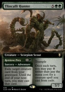 Tlincalli Hunter // Retrieve Prey (V.2)⁣ - Commander Legends: Battle for Baldur's Gate: Extras⁣ (Rare)⁣ [638]