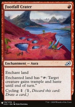 Footfall Crater - Secret Lair Drop Series: Secretversary 2021 (Uncommon) [SLDSV-118]