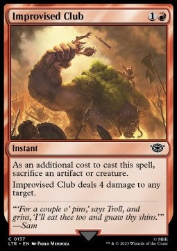 Improvised Club⁣ - The Lord of the Rings: Tales of Middle-earth⁣ (Common)⁣ [137]