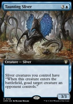 Taunting Sliver (V.2)⁣ - Commander Masters: Extras⁣ (Rare)⁣ [759]