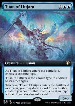 Titan of Littjara (V.2)⁣ - Commander Masters: Extras⁣ (Rare)⁣ [760]