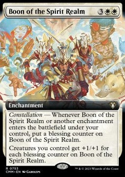 Boon of the Spirit Realm (V.2)⁣ - Commander Masters: Extras⁣ (Rare)⁣ [753]