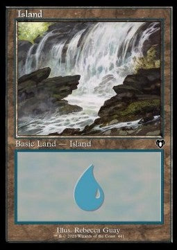 Island (V.2)⁣ - Commander Masters: Extras⁣ (Land)⁣ [441]