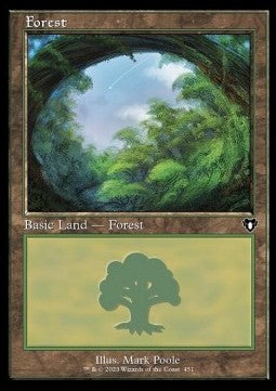 Forest (V.3)⁣ - Commander Masters: Extras⁣ (Land)⁣ [451]