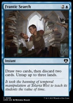Frantic Search⁣ - Commander Masters⁣ (Common)⁣ [96]