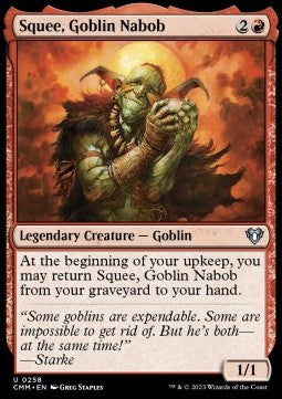 Squee, Goblin Nabob⁣ - Commander Masters⁣ (Uncommon)⁣ [258]